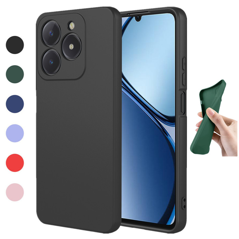 Realme Note 50 - Flexibele Vloeibare Siliconen Case Voor Realme