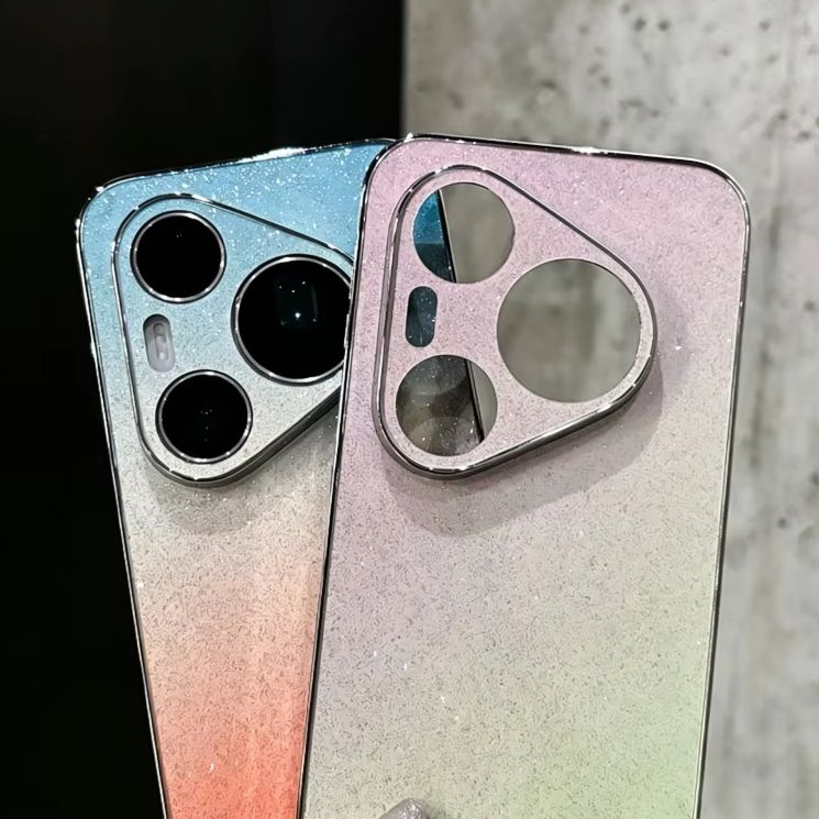 Luxury Plating Case - Luxe glanzende glitter gradient hoesje voor
