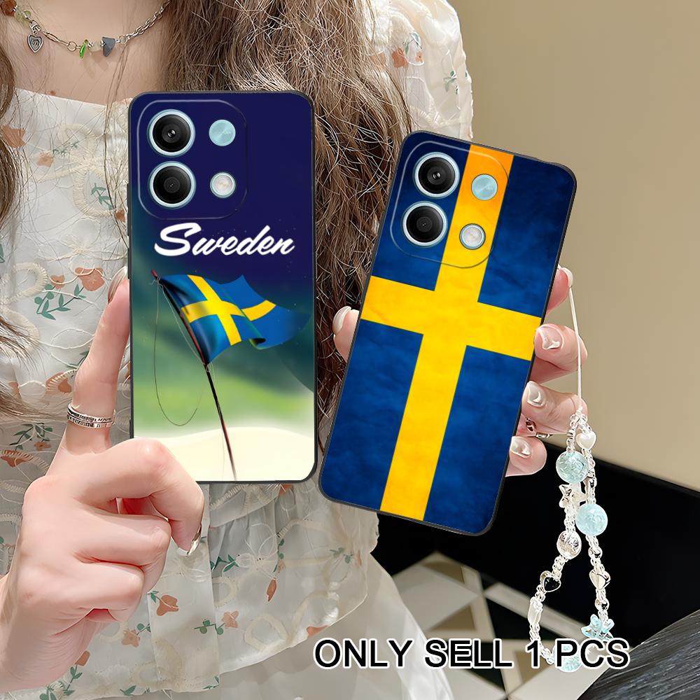 Phone Cases Sweden - Zweden Vlag Telefoonhoesje voor POCO F8