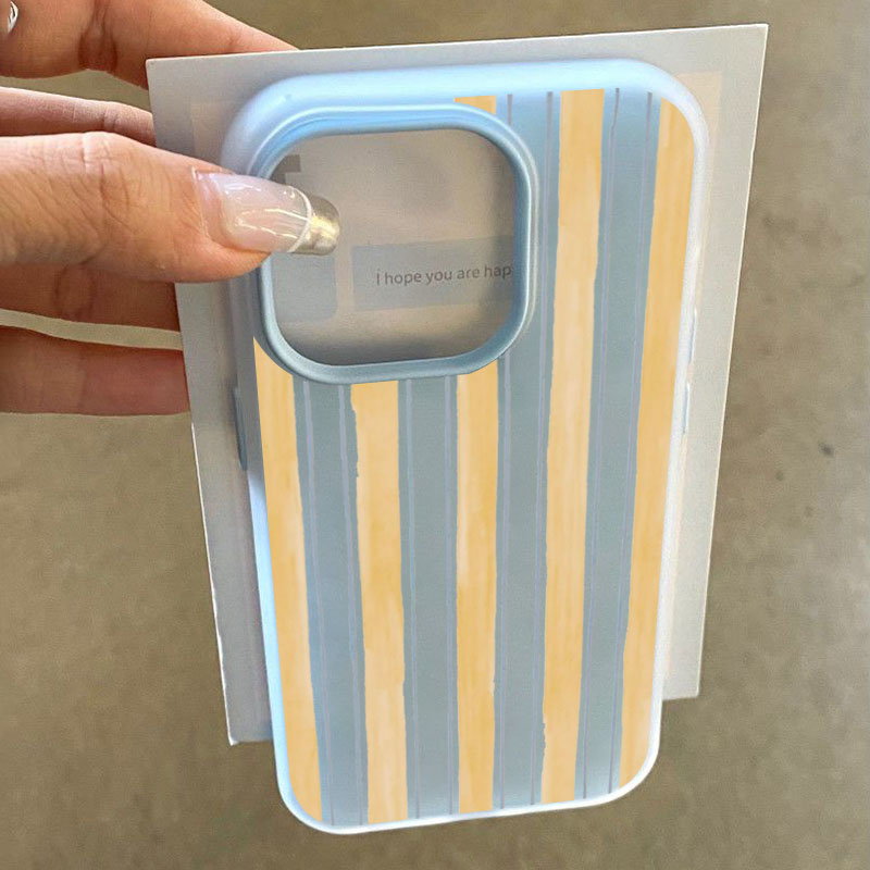 Phone Cases Yellow - Stijlvolle geel gestreepte telefoonhoes voor Samsung