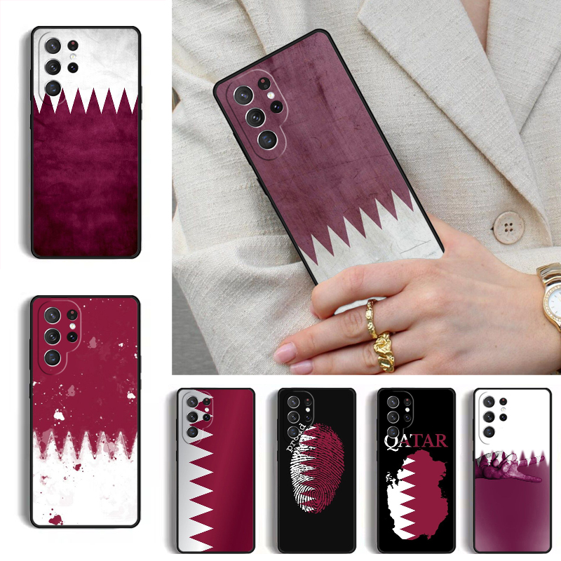Phone Cases Qatar - Qatar Vlag Nationale Vlag Telefoonhoesje voor