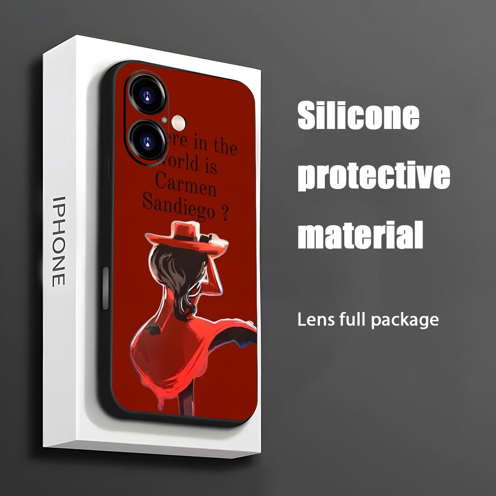 Phone Cases Like Loopy - Hot Carmen Sandiego Cartoon Telefoon Case