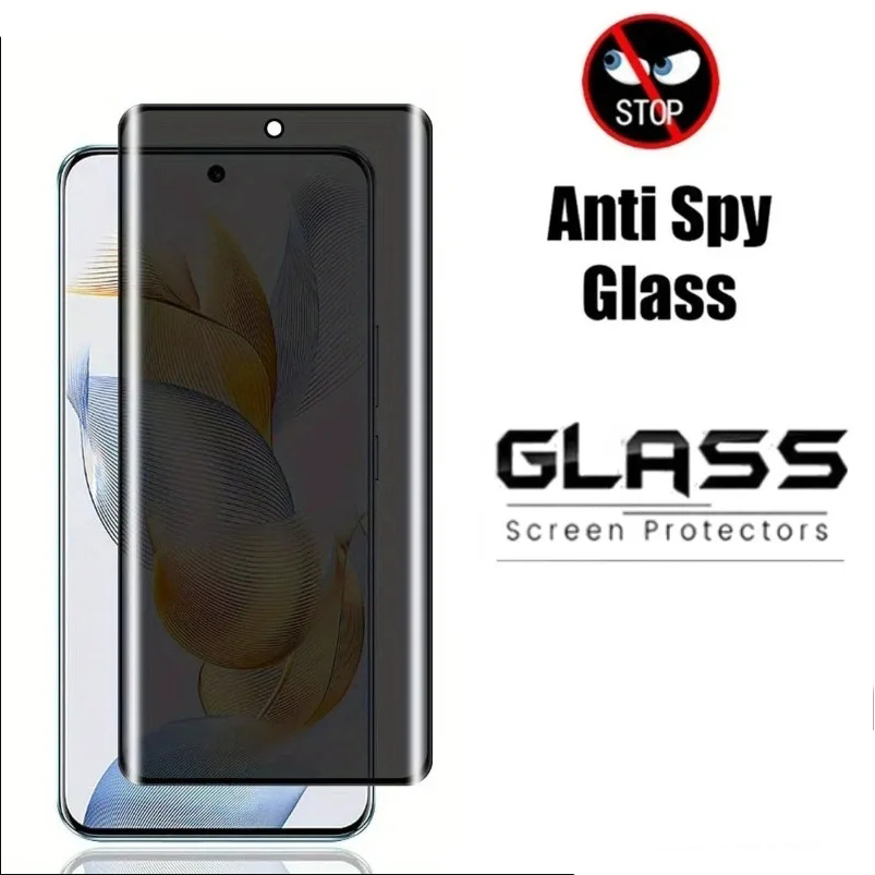 Huawei Mate 60 - Anti-spionage privacy screenprotector van gehard glas