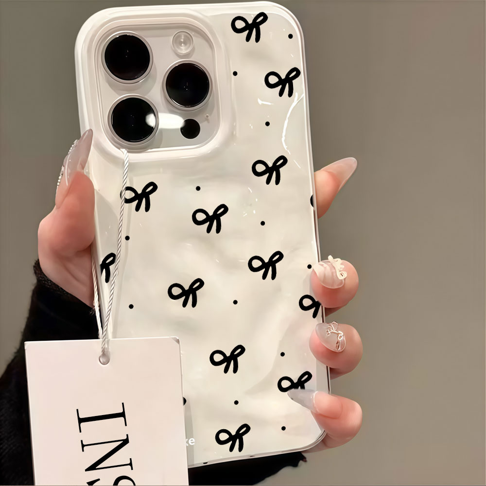 Phone Cases Red - 3D Water Ripple Rode Hart Print