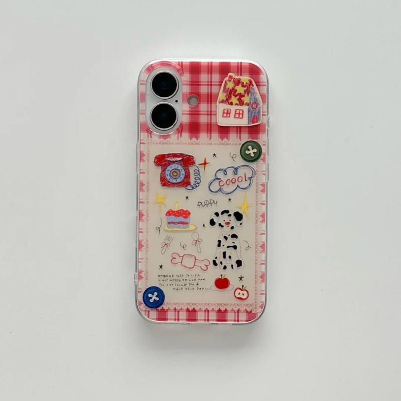 Phone Cases Red - Koreaanse Ins Light Asian Wind Rood