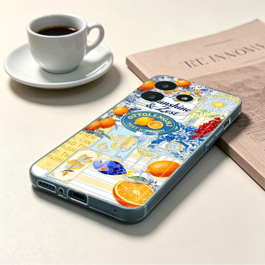Phone Cases Orange - Oranje fruit zachte telefoonhoesje voor Xiaomi