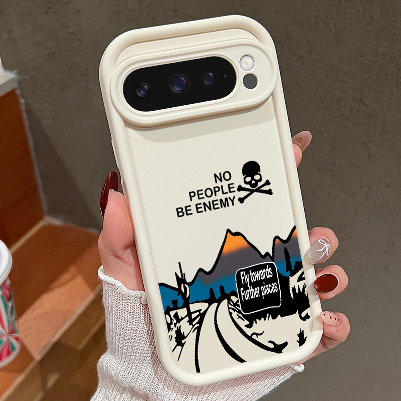 Phone Cases Pixel 10 - Telefoonhoesje met bergwegpatroon voor Google Pixel