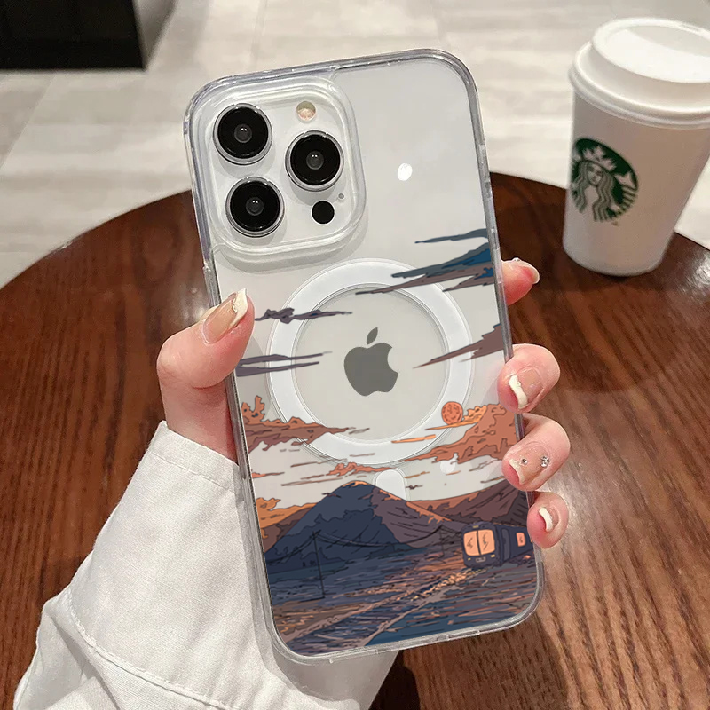 Phone Cases Like Loopy - Zonsondergangpatroon Mode Telefoonhoesje voor iPhone 17