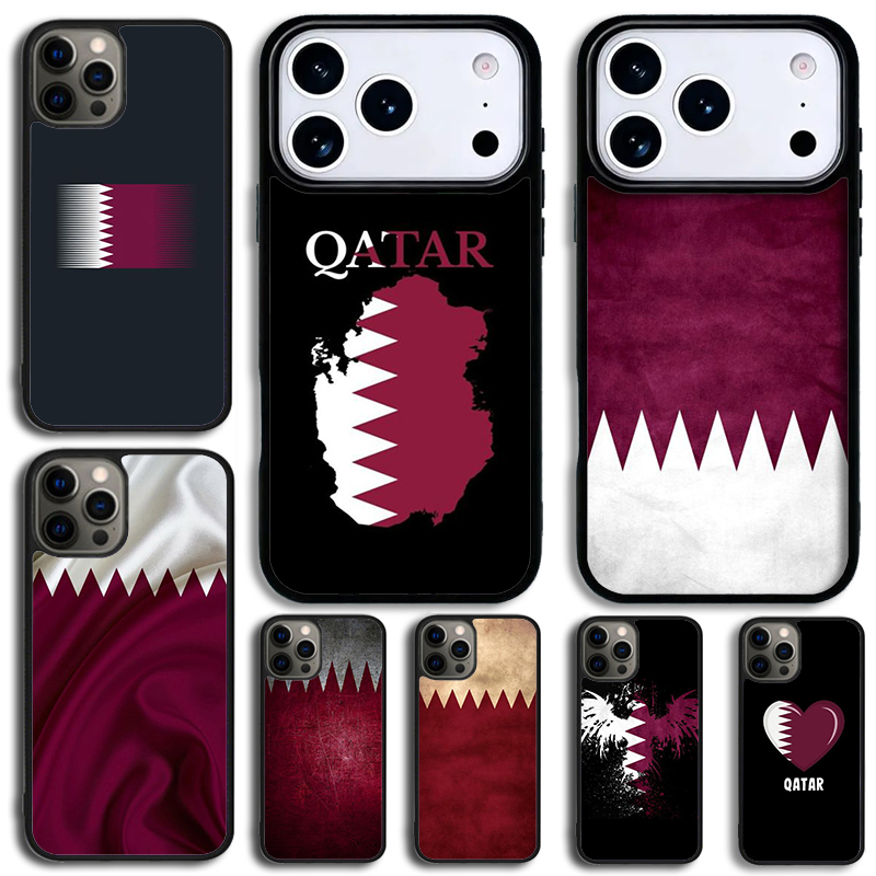 Phone Cases Qatar - Qatar Vlag Nationale Vlag Telefoonhoesje voor