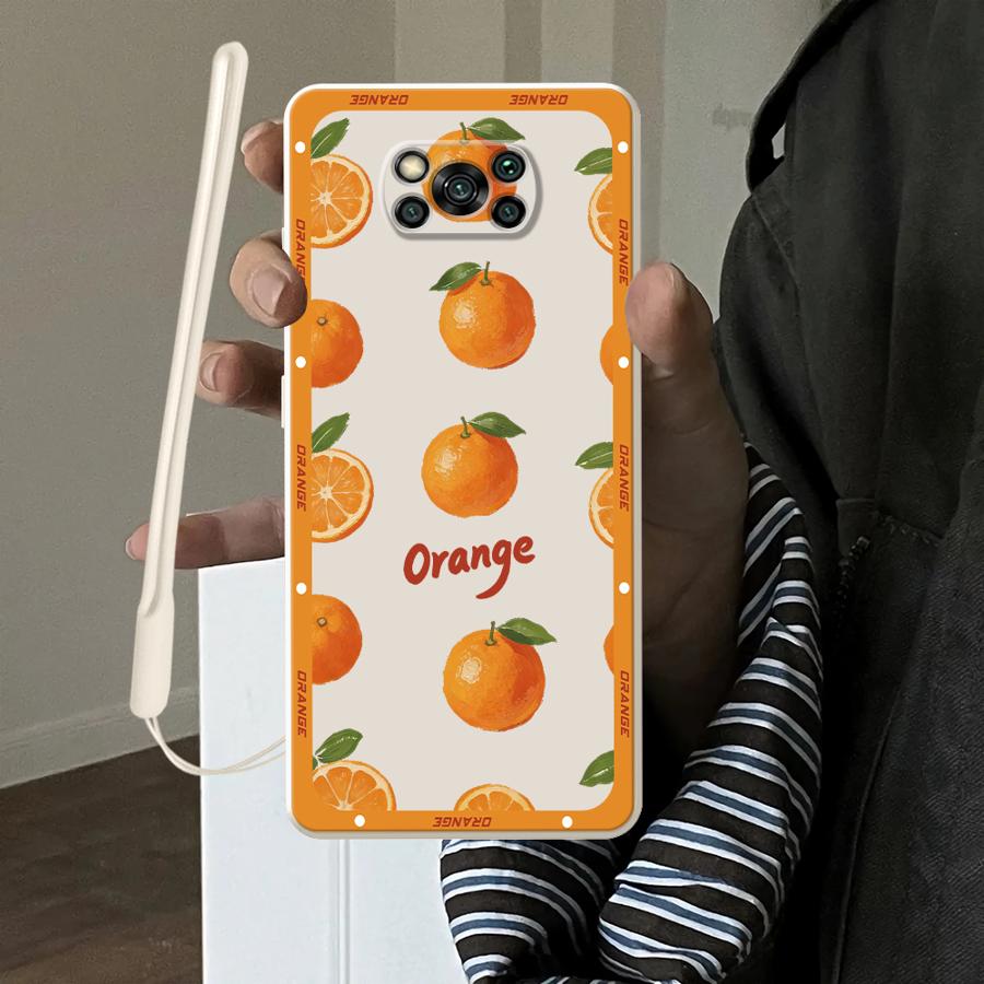 Phone Cases Orange - Zachte Funda Back Phone Cover Case