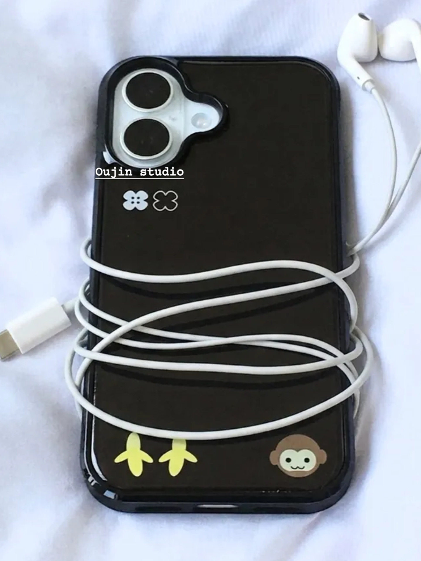 Phone Cases Yellow - Koreaanse Ins Bruin Gele Banaan Aap