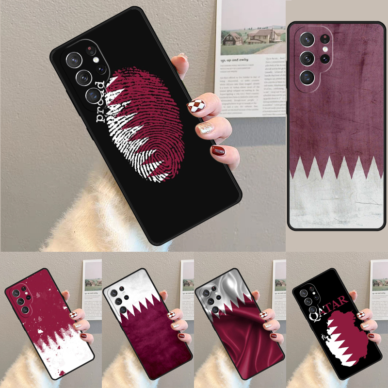 Phone Cases Qatar - Qatar Vlag Nationale Vlag Telefoonhoesje voor