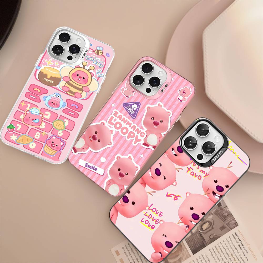 Phone Cases Loopy - Korea Zanmang L-Loopy Telefoonhoesje voor iPhone
