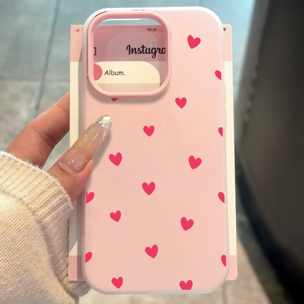 Rode liefdeshartpatroon telefo - Phone Cases Red recensie en prijs
