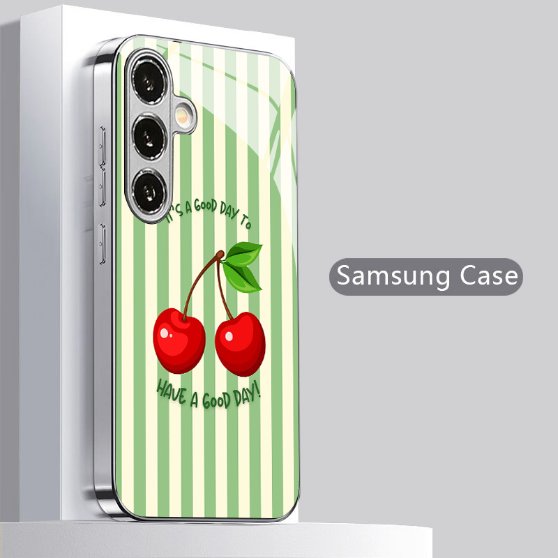 Kersenstreep Patroon 2D Telefo - Phone Cases Cherry recensie en prijs