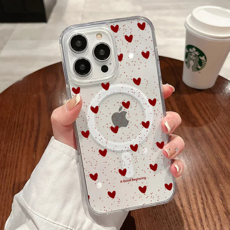 INS Red Love Heart Sexy Transp - Phone Cases Red recensie en prijs