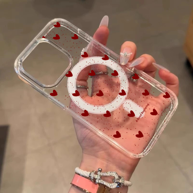 INS Red Love Heart Sexy Transp - Phone Cases Red recensie en prijs
