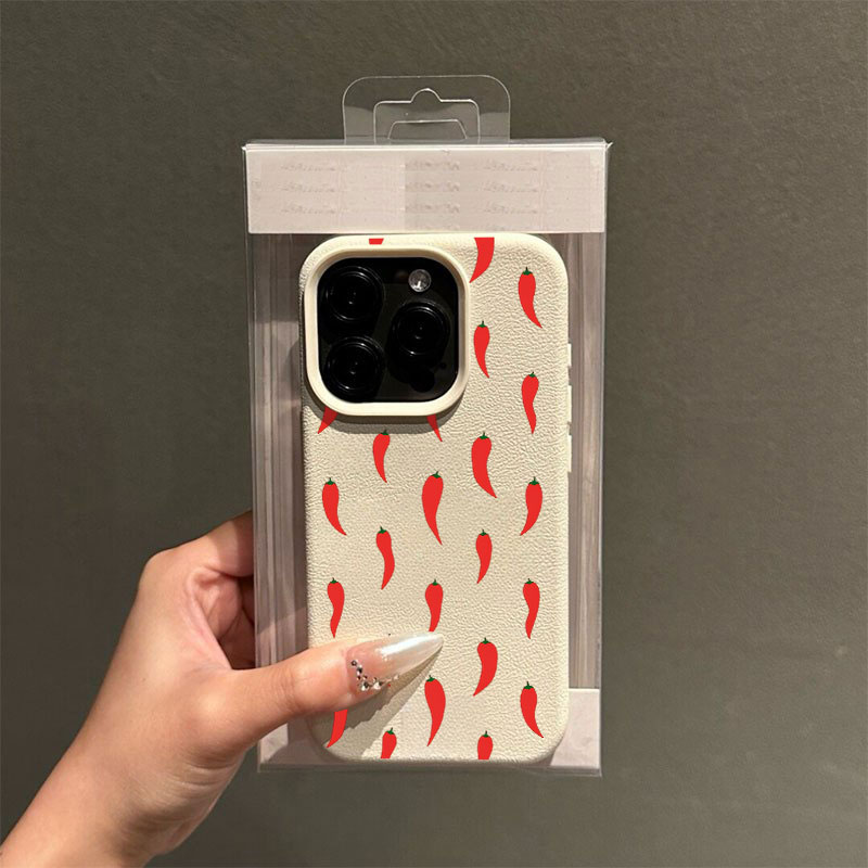 Rode Peper Geprint Telefoonhoe - Phone Cases Red recensie en prijs