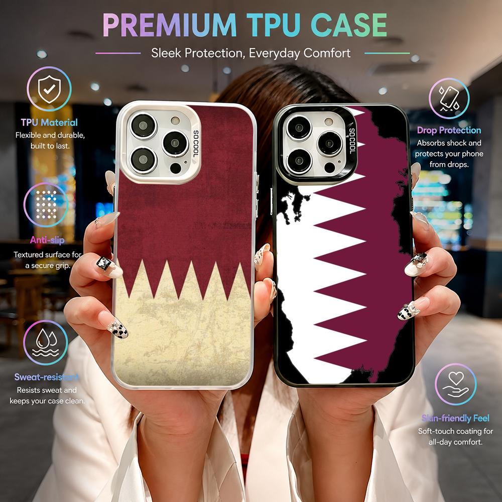 Sport Qatar Vlag voetbal Telef - Phone Cases Qatar recensie en prijs