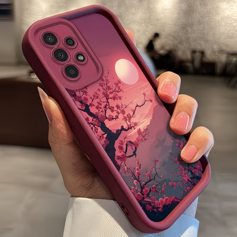 Sunset Mountain Peak Anti-Val  - Phone Cases Red recensie en prijs