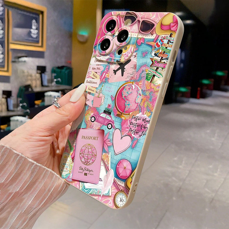 Reisvliegtuig bedrukt mat anti - Phone Cases Aviation recensie en prijs