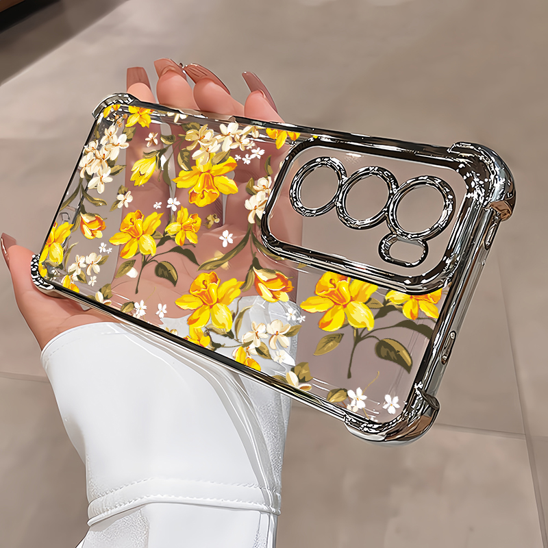 Telefoonhoesje met bloemenprin - Luxury Plating Case recensie en prijs