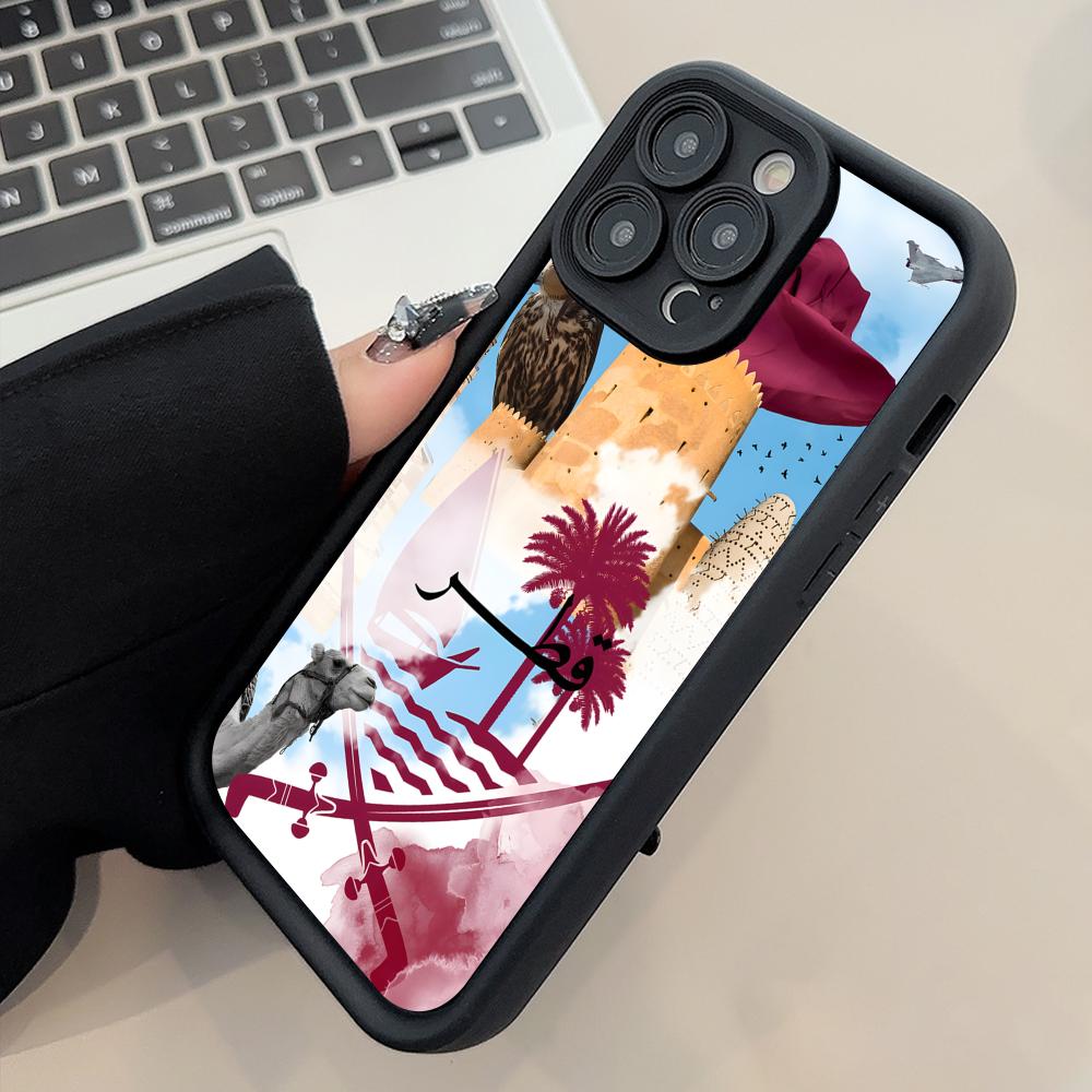 Qatar Vlag Verdikte TPU Mobiel - Phone Cases Qatar recensie en prijs