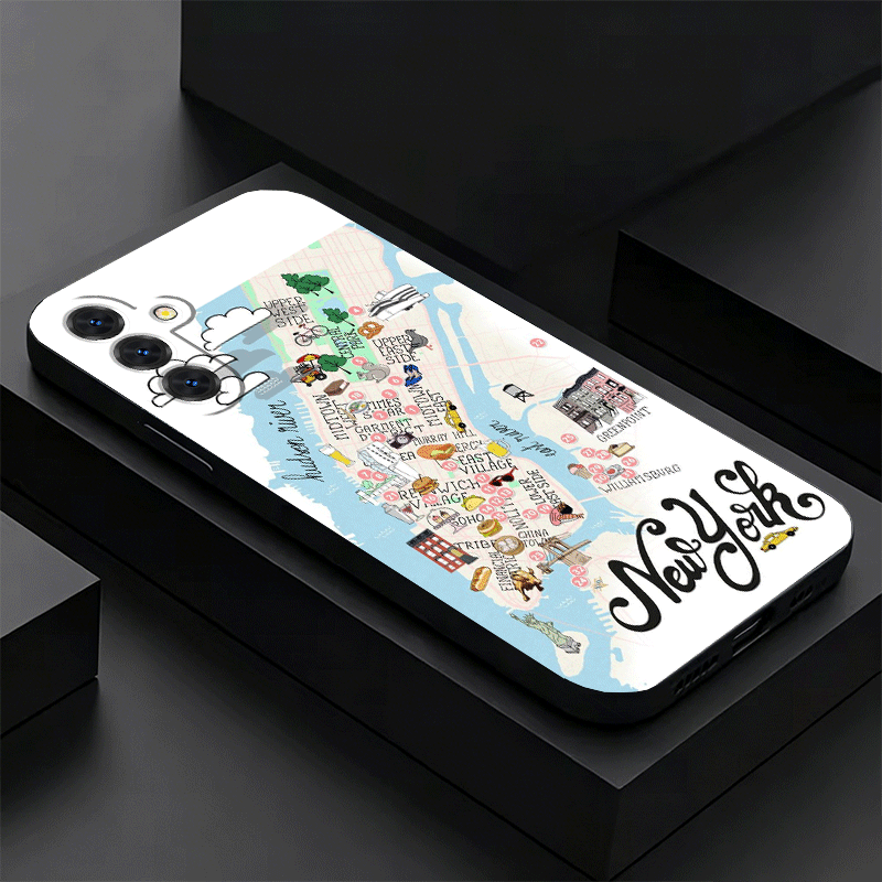 Zachte telefoonhoes voor Samsu - Phone Cases York recensie en prijs