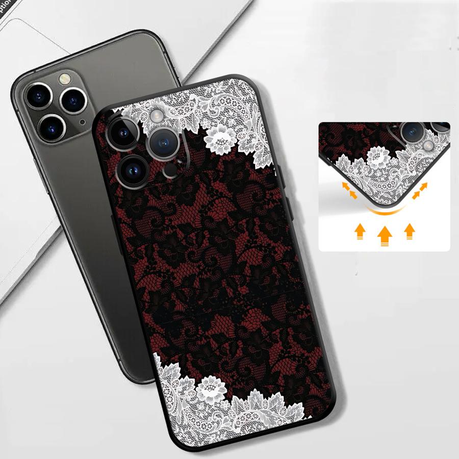 Zwarte en rode sexy kant telef - Phone Cases Red recensie en prijs