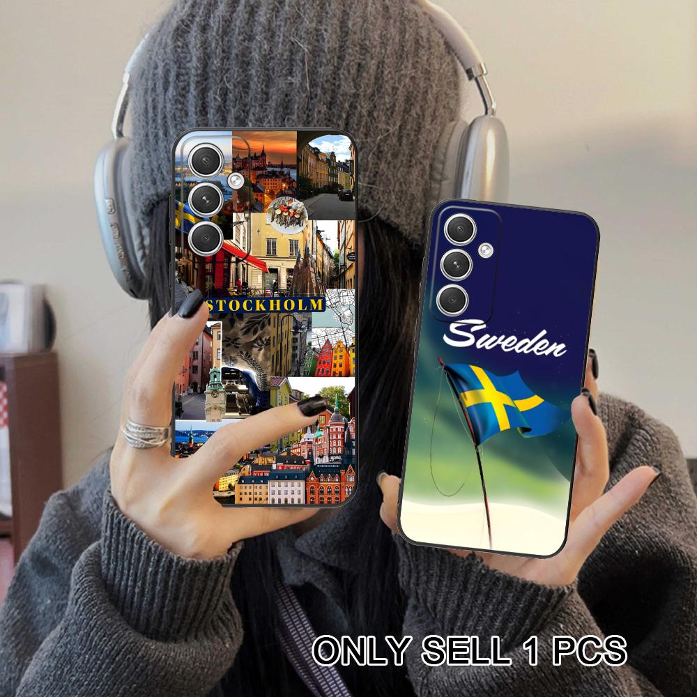 Zweden Vlag Telefoonhoesje voo - Phone Cases Sweden recensie en prijs