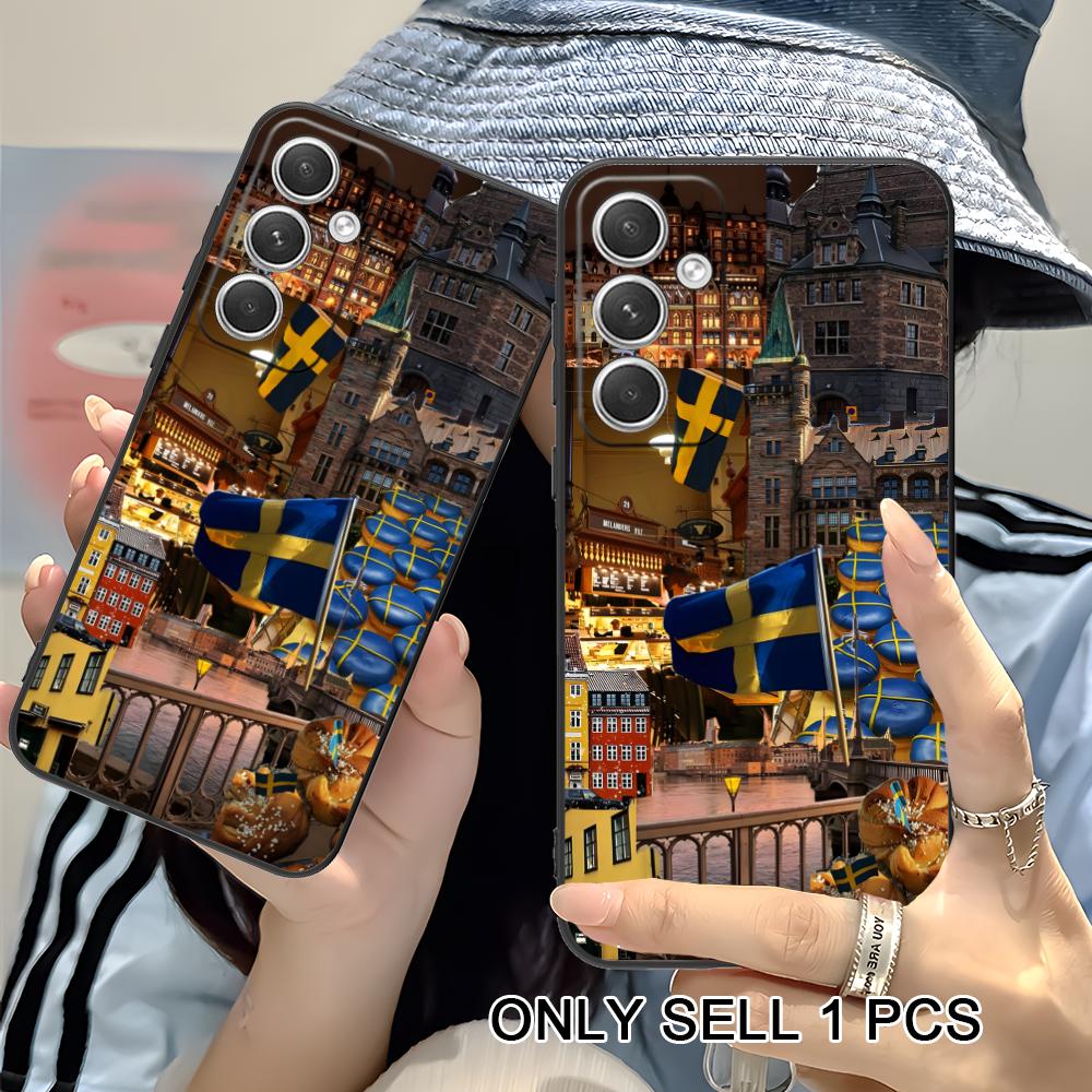 Zweden Vlag Telefoonhoesje voo - Phone Cases Sweden recensie en prijs