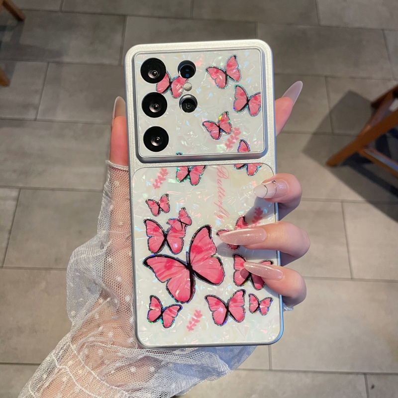 Luxe vlinder Aurora schelp pat - Luxury Plating Case recensie en prijs
