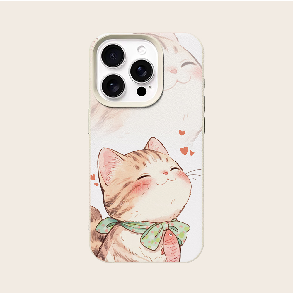 Oranje Kat Vis Hart Telefoonho - Phone Cases Orange recensie en prijs