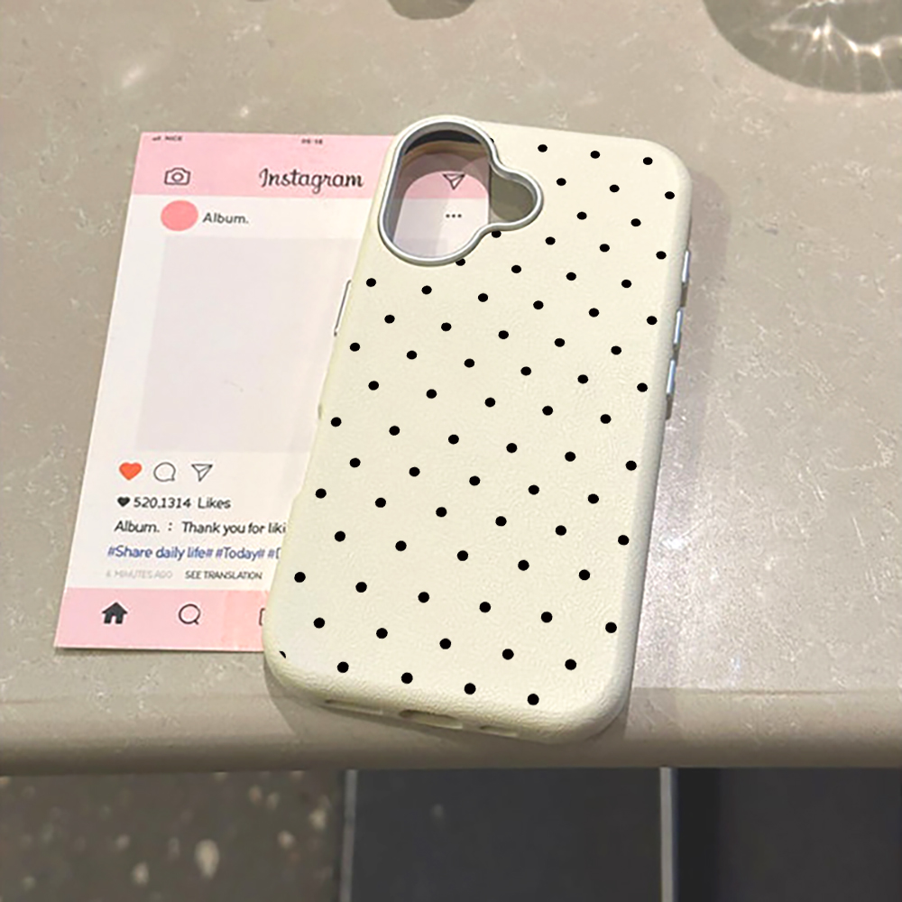 Koreaanse INS schattige polkad - Phone Cases Korea recensie en prijs