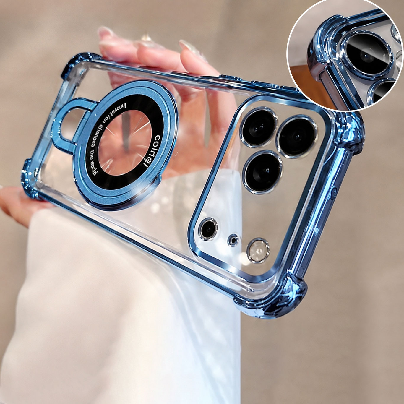 Luxe Transparante Telefoonhoes - Luxury Plating Case recensie en prijs