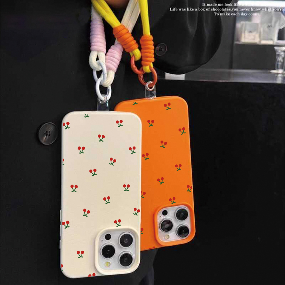 Little Cherry Strap Rope Telef - Phone Cases Cherry recensie en prijs