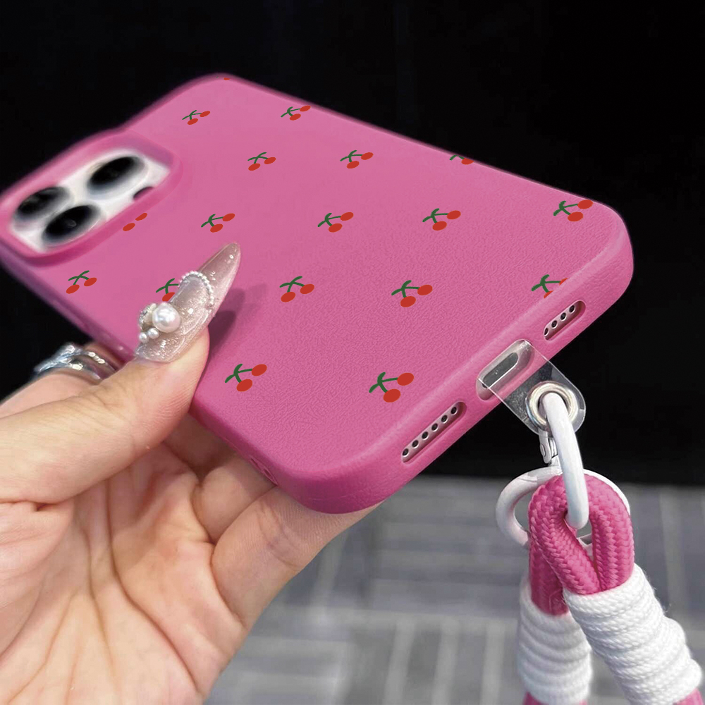 Little Cherry Strap Rope Telef - Phone Cases Cherry recensie en prijs