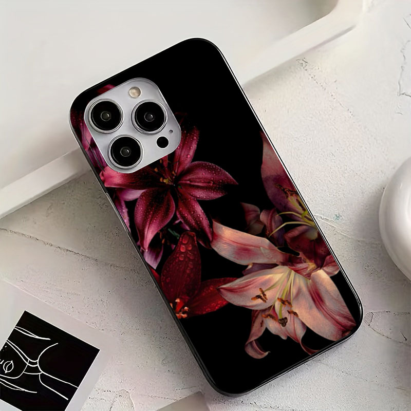 Elegante Rode Lelie Bloem Tele - Phone Cases Red recensie en prijs