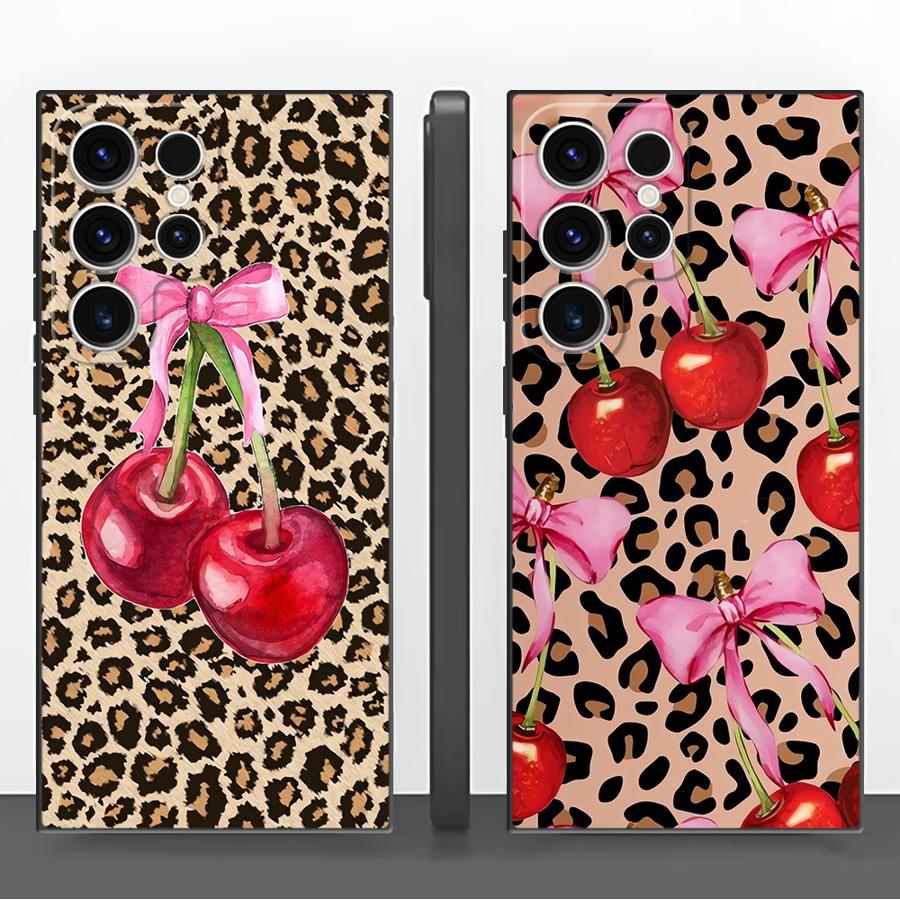 Leopard Cherry Telefoonhoesje  - Phone Cases Cherry recensie en prijs