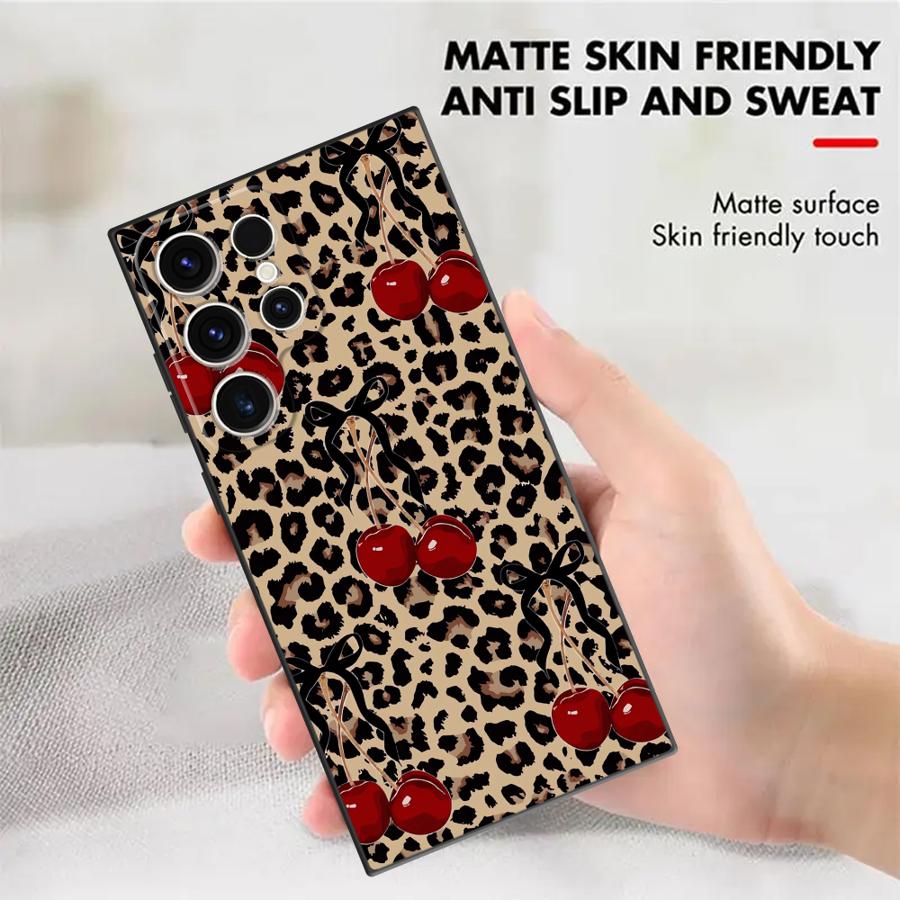 Leopard Cherry Telefoonhoesje  - Phone Cases Cherry recensie en prijs