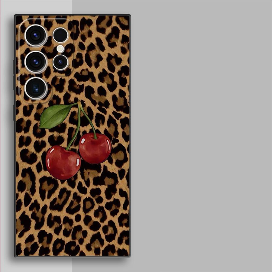 Leopard Cherry Telefoonhoesje  - Phone Cases Cherry recensie en prijs