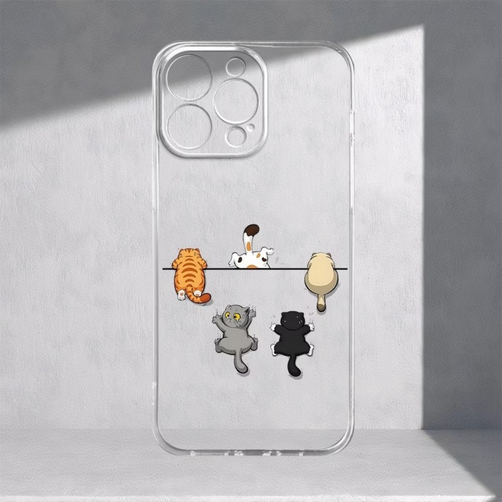 Vijf schattige kattenprint tel - Phone Cases Like Loopy recensie en prijs
