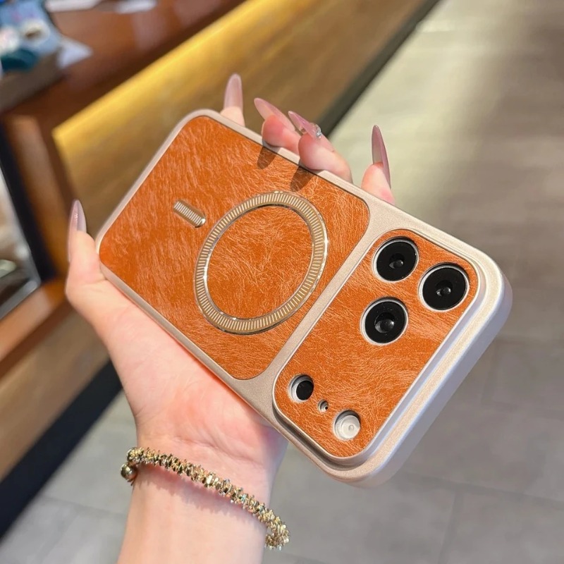 Luxueuze nieuwe oranje retro-v - Phone Cases Orange recensie en prijs