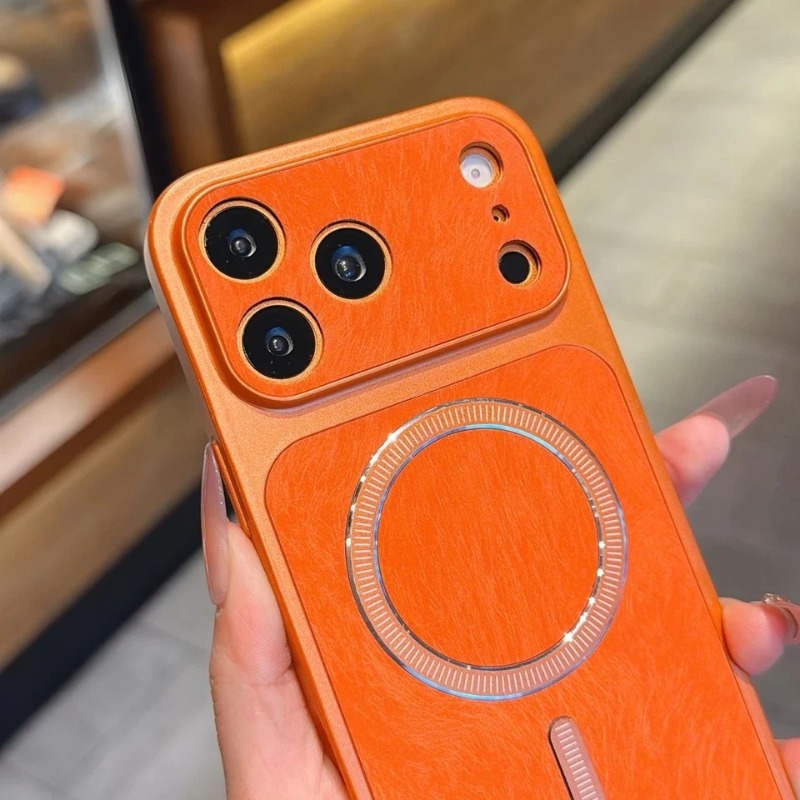 Luxueuze nieuwe oranje retro-v - Phone Cases Orange recensie en prijs