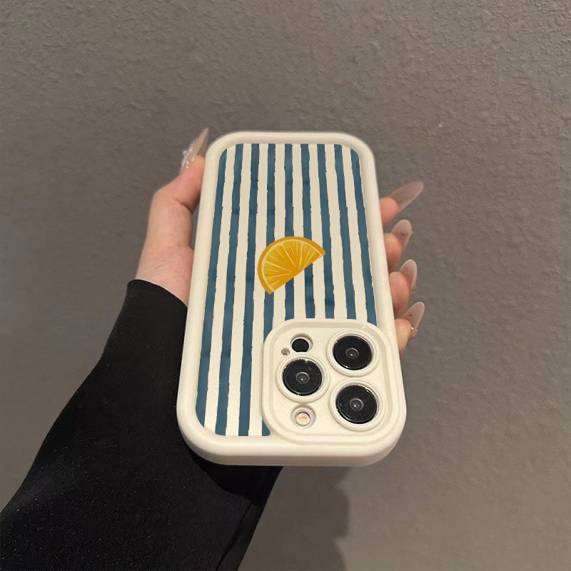 Gestreept Citroenschijfje Patr - Phone Cases Like Loopy recensie en prijs