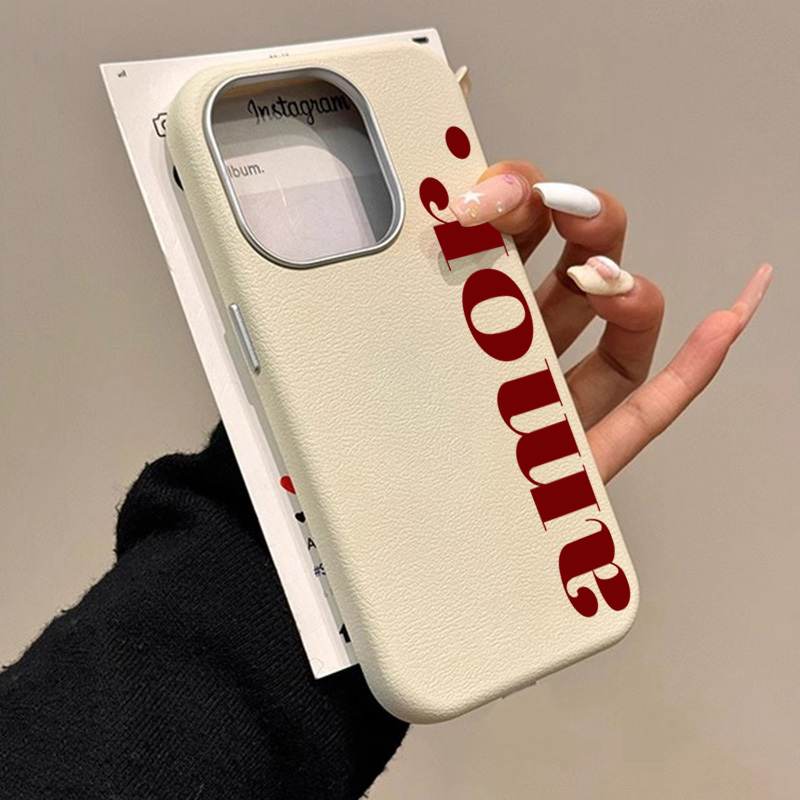 De rode artistieke letter Lich - Phone Cases Red recensie en prijs
