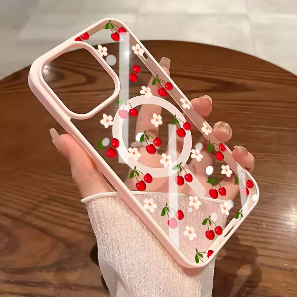 Leuke Cherry Fruit Clear Case  - Phone Cases Cherry recensie en prijs