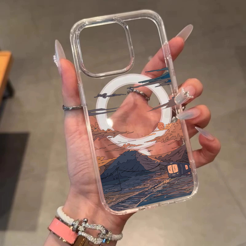 Zonsondergangpatroon Mode Tele - Phone Cases Like Loopy recensie en prijs