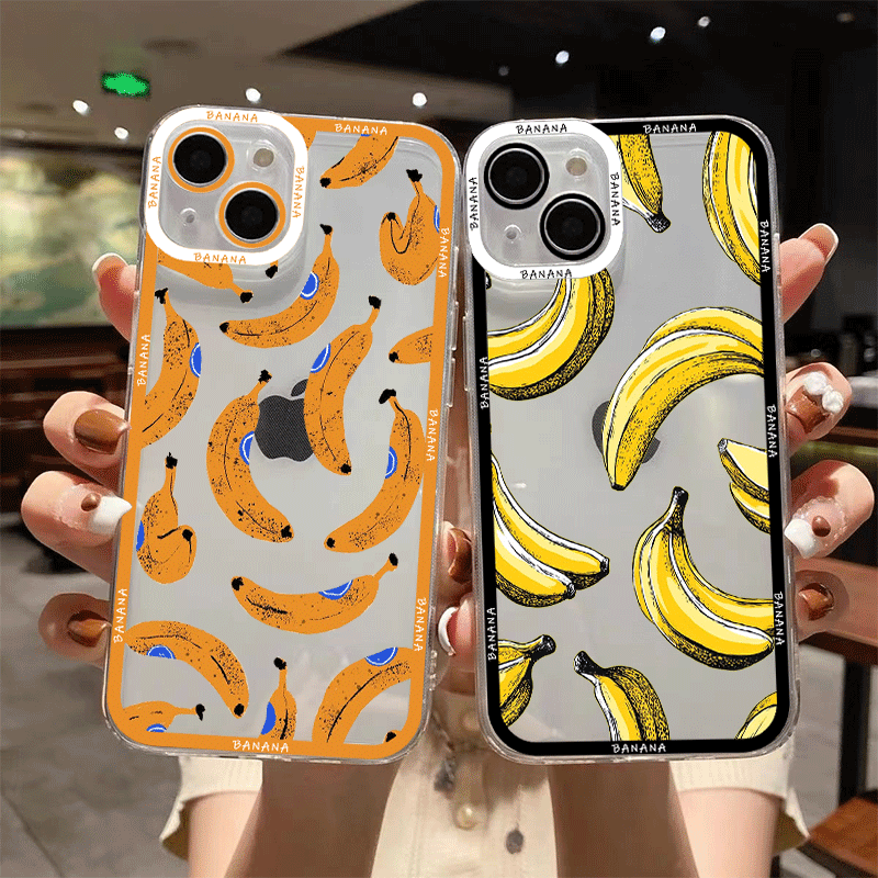 Grappige gele bananen fruitpri - Phone Cases Yellow recensie en prijs