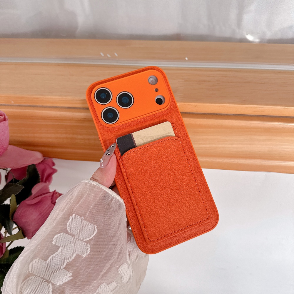 Luxe Geavanceerde Oranje Leder - Phone Cases Orange recensie en prijs